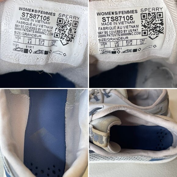 Sperry Top-Sider Women's 7 Seas 3-Eye Gray Boat Shoes Sneakers Size 7 - Picture 13 of 16